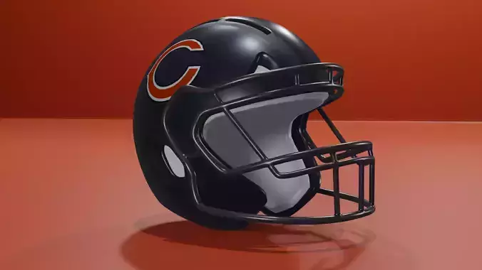 Chicago Bears Football Helmet