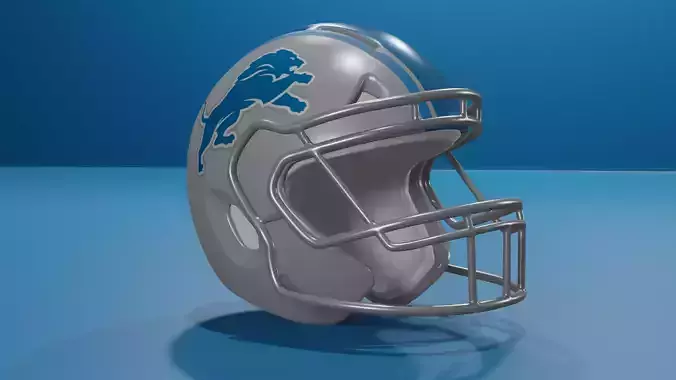 Detroit Lions Football Helmet