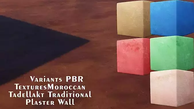 14 Variants PBR Textures Rough Tadellakt