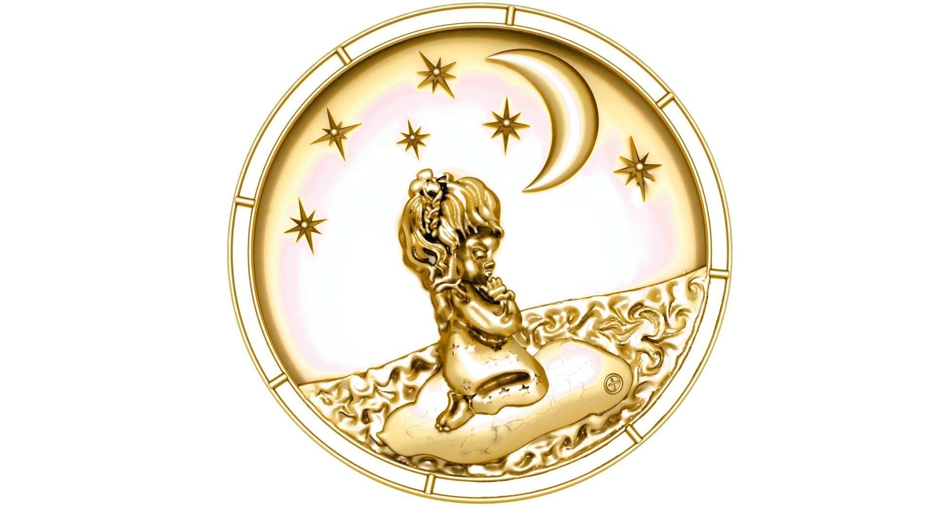 Child Pendant 3D print model_1