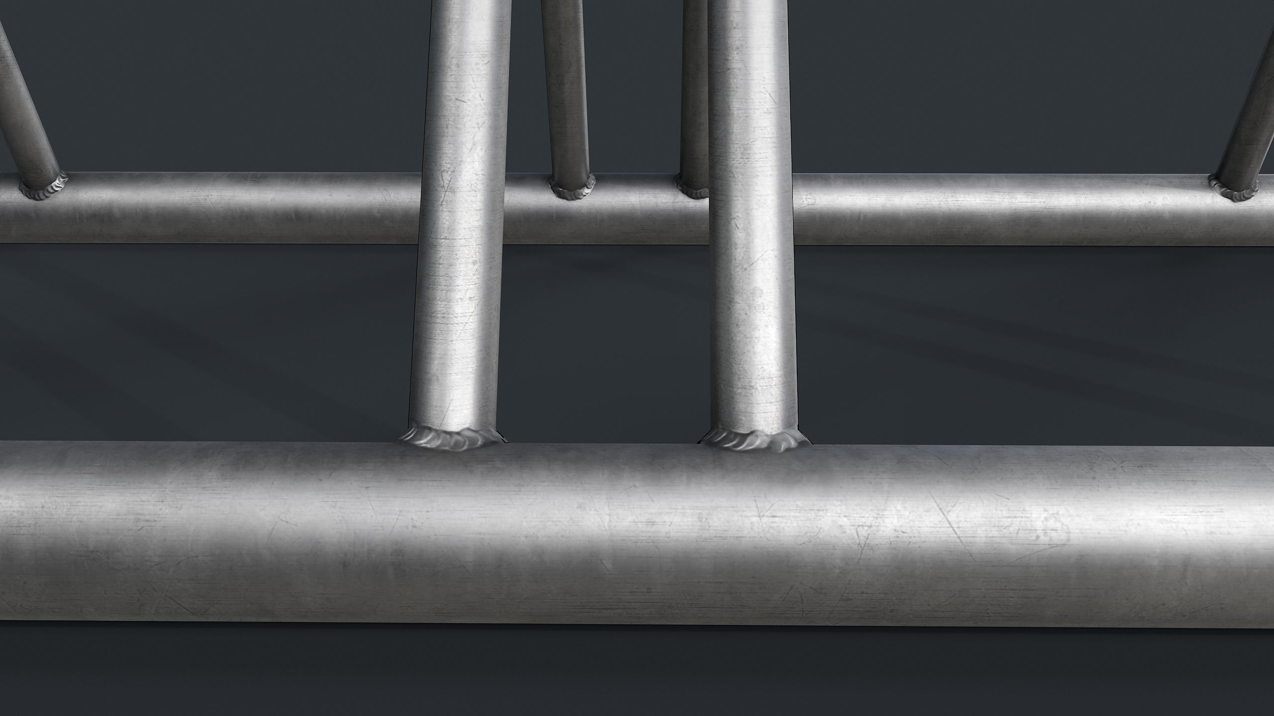 Bike Rack 5 PBR Game Ready Low-poly 3D model_12