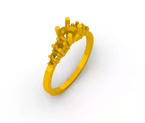 Lady Ring  Anillo De Dama SM 3D print model
