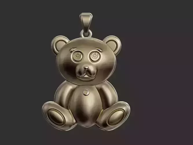 TEDDY BEAR PENDANT 3D print model