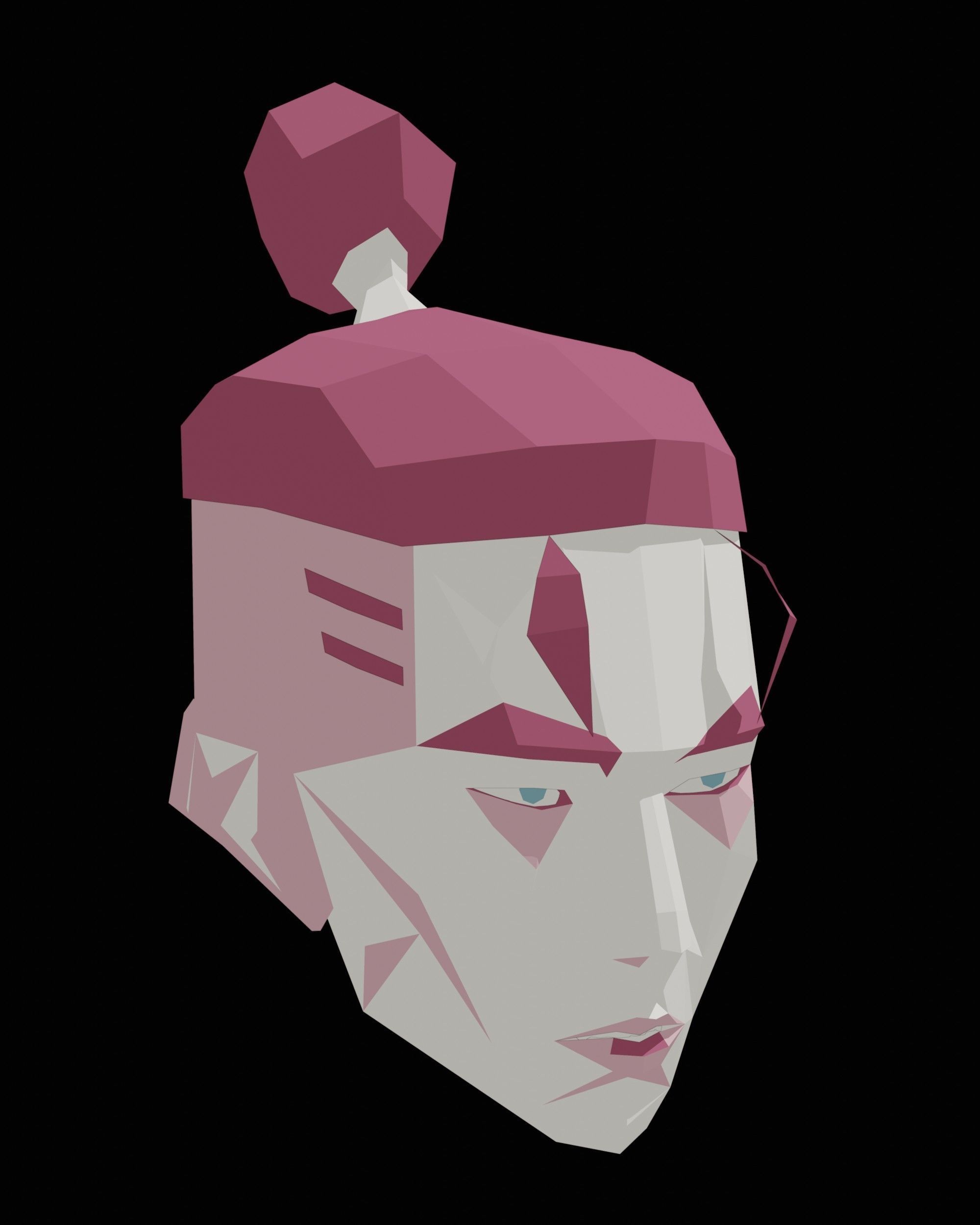 Game Ready Low Poly Character With More Than 40 Animations Low-poly 3D model_6