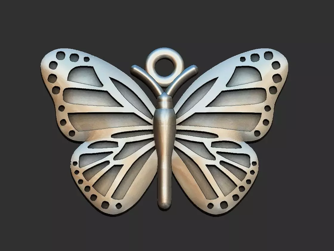 Butterfly Pendant - Borboleta 3D print model