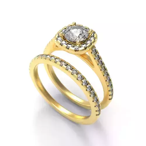Enagement ring with gems