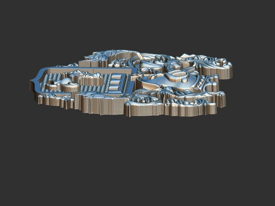 Coat of arms - Horse - Brasao Cavalo 3D print model_4