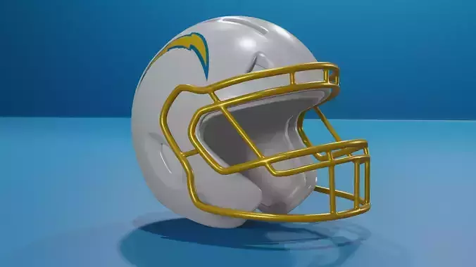 Los Angeles Chargers Football Helmet