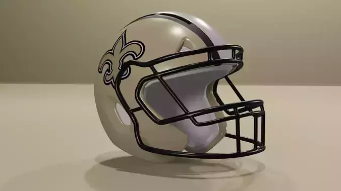 New Orleans Saints Football Helmet