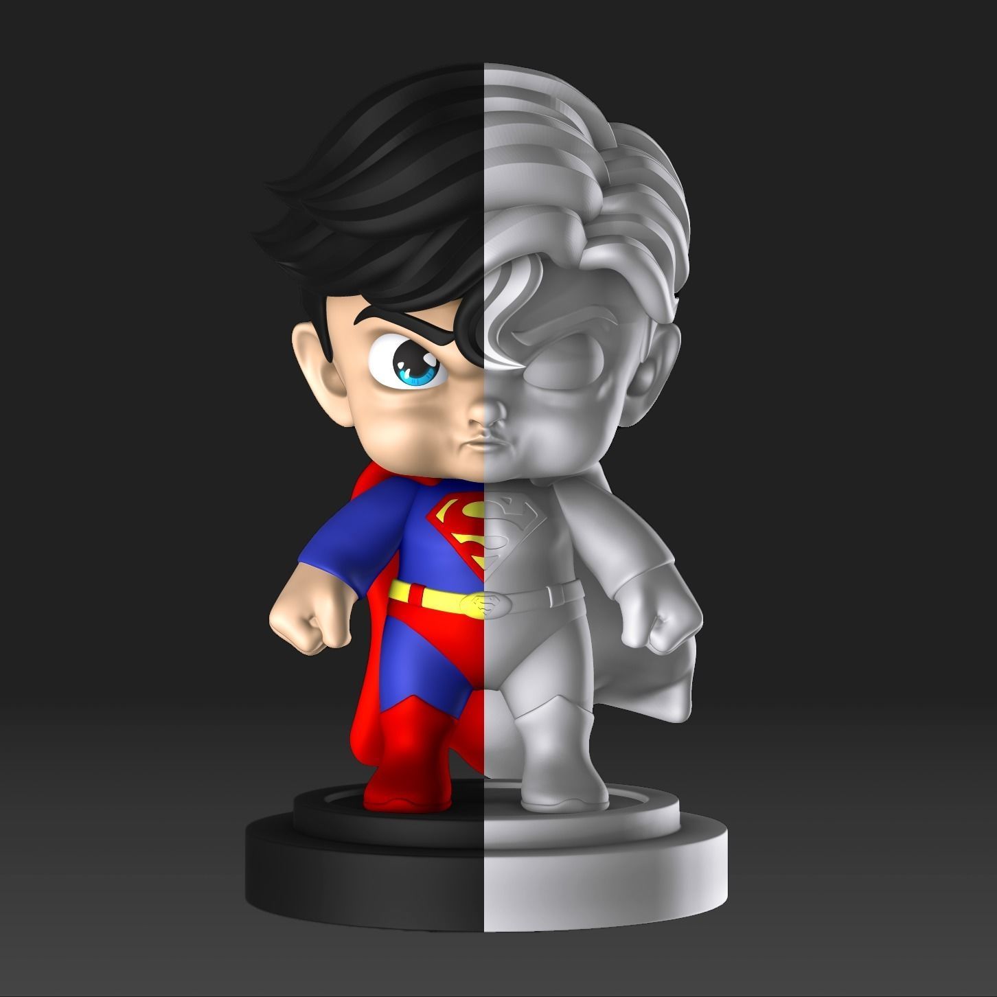 FOFUXO SUPERMAN 3D print model_2