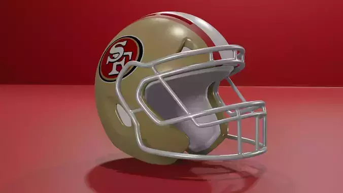 San Francisco 49ers Football Helmet