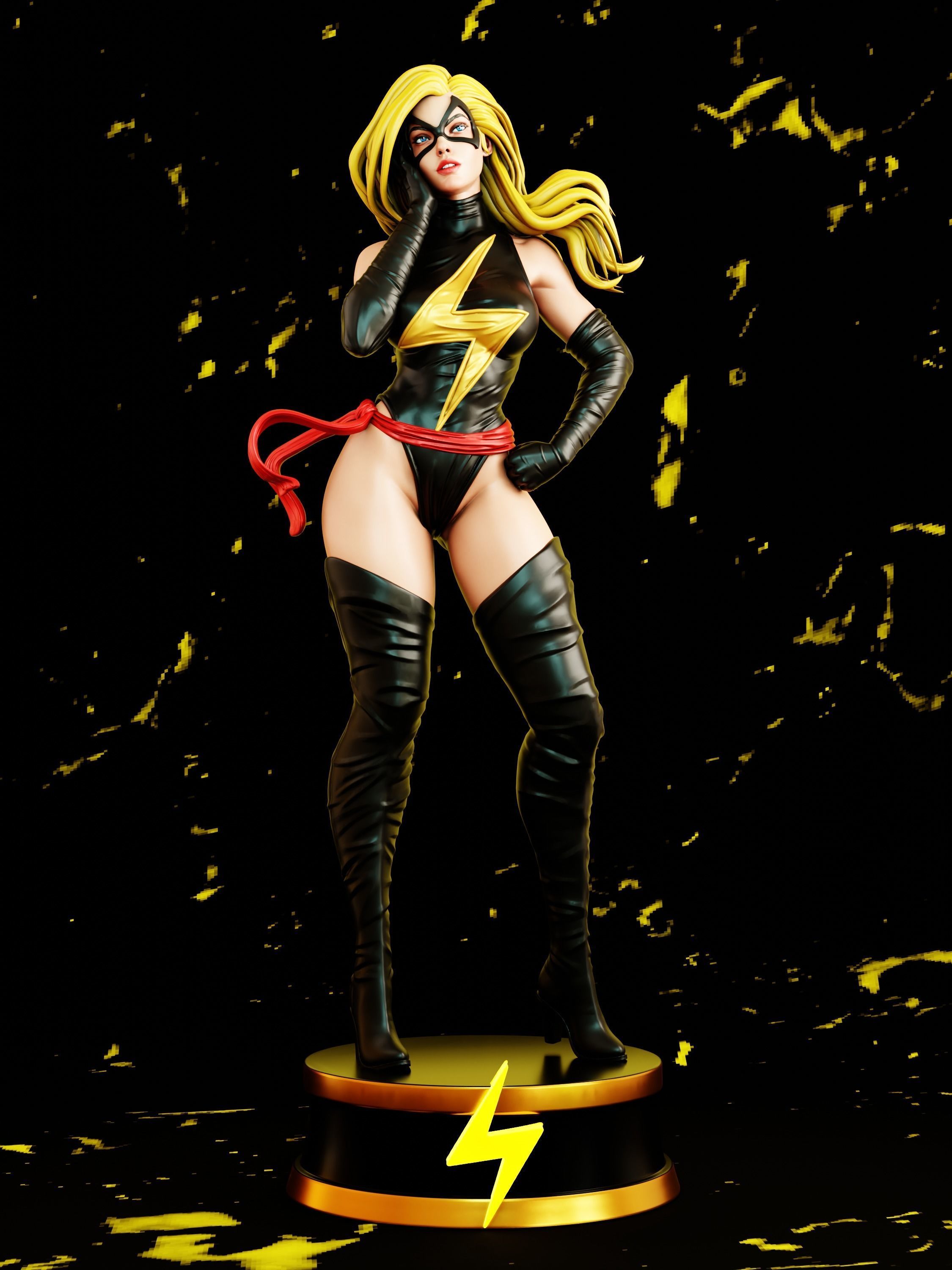 Ms Marvel 3D print model_5