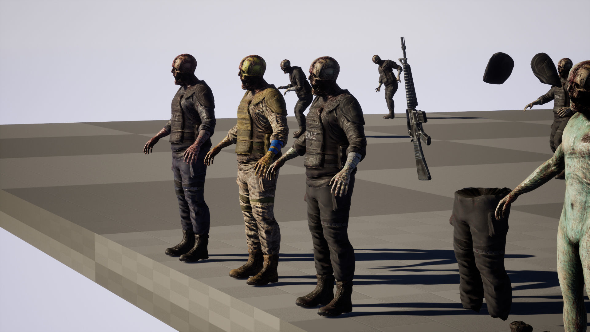 SuperZombie7 Low-poly 3D model_41