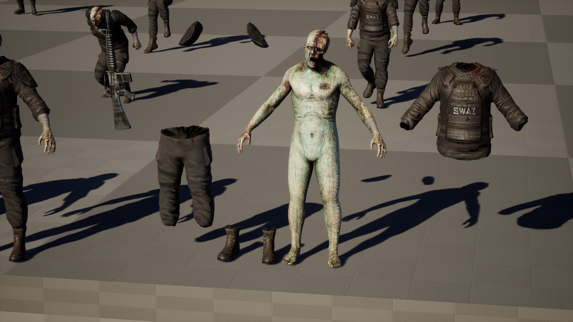 SuperZombie7 Low-poly 3D model_45