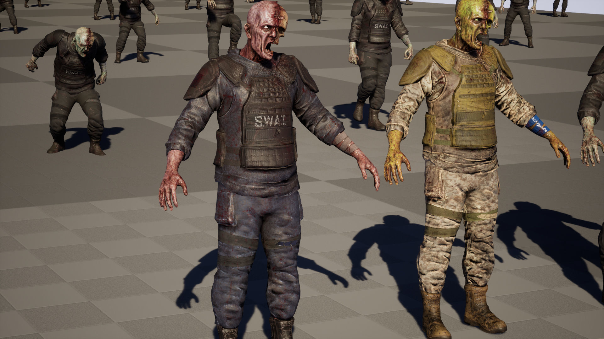 SuperZombie7 Low-poly 3D model_44