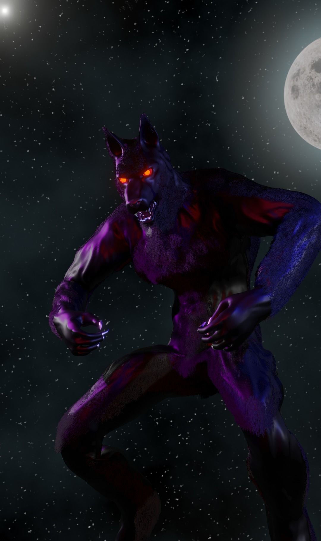 Werewolf  v2 3D model_6