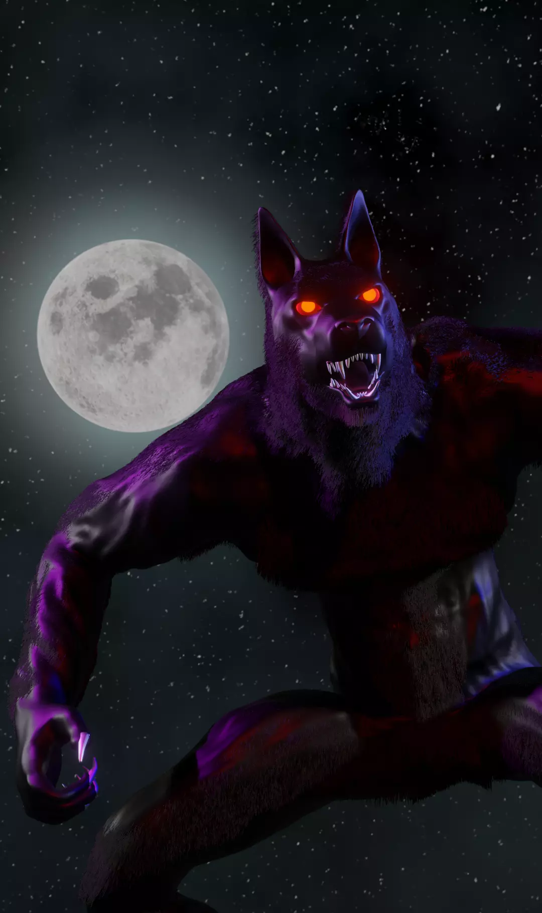 Werewolf  v2 3D model_0