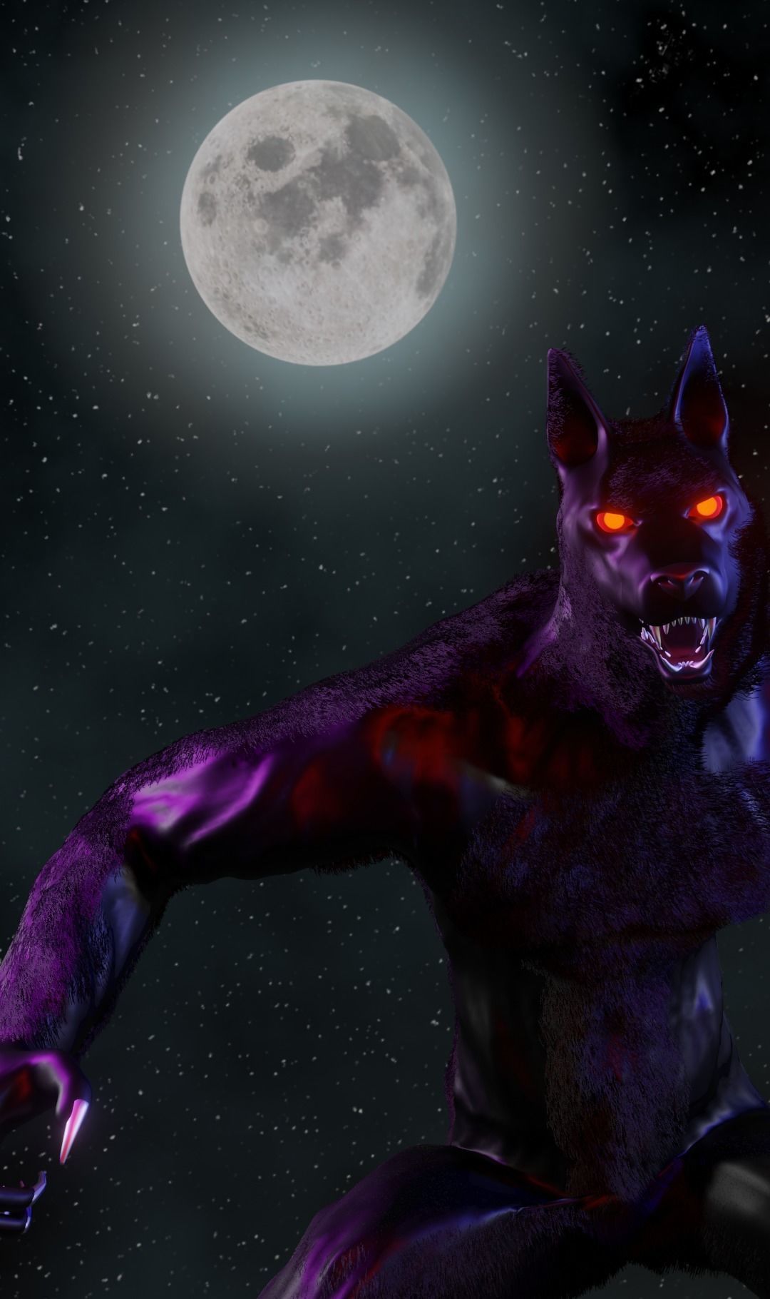 Werewolf  v2 3D model_3