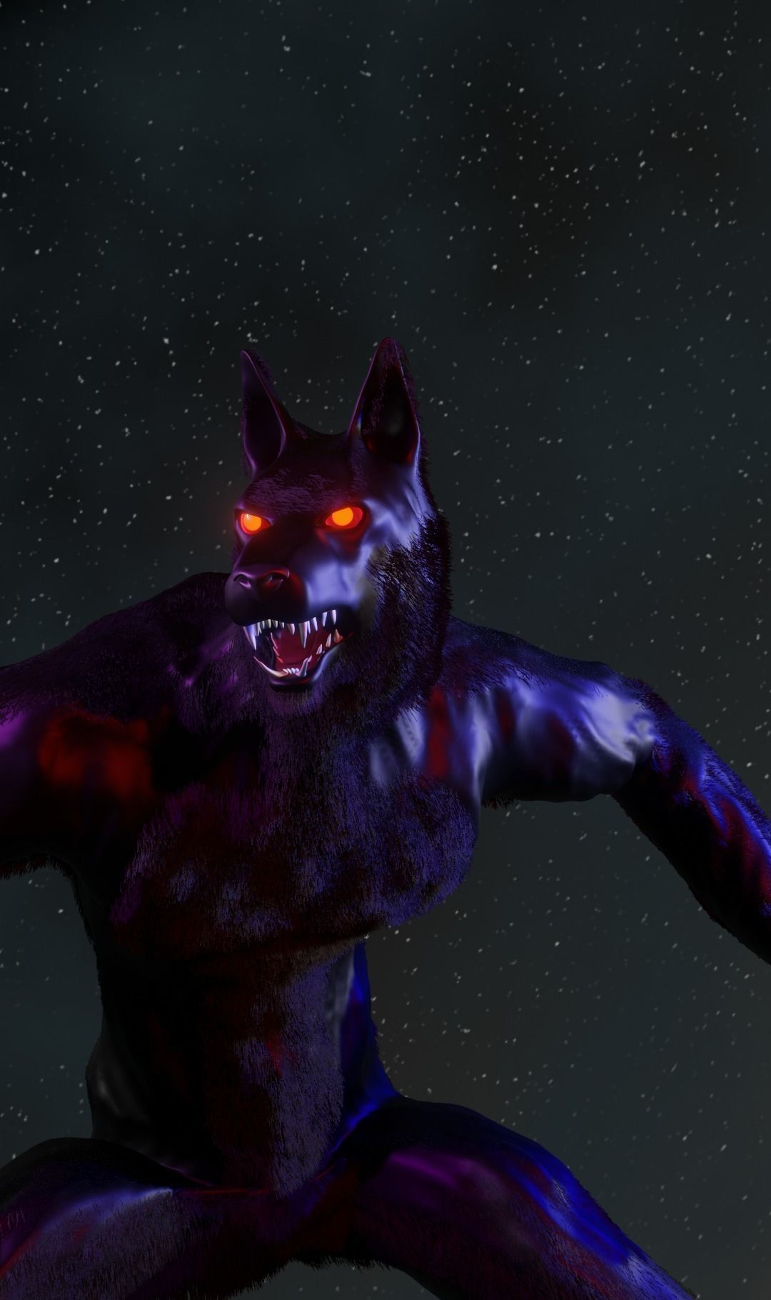 Werewolf  v2 3D model_4