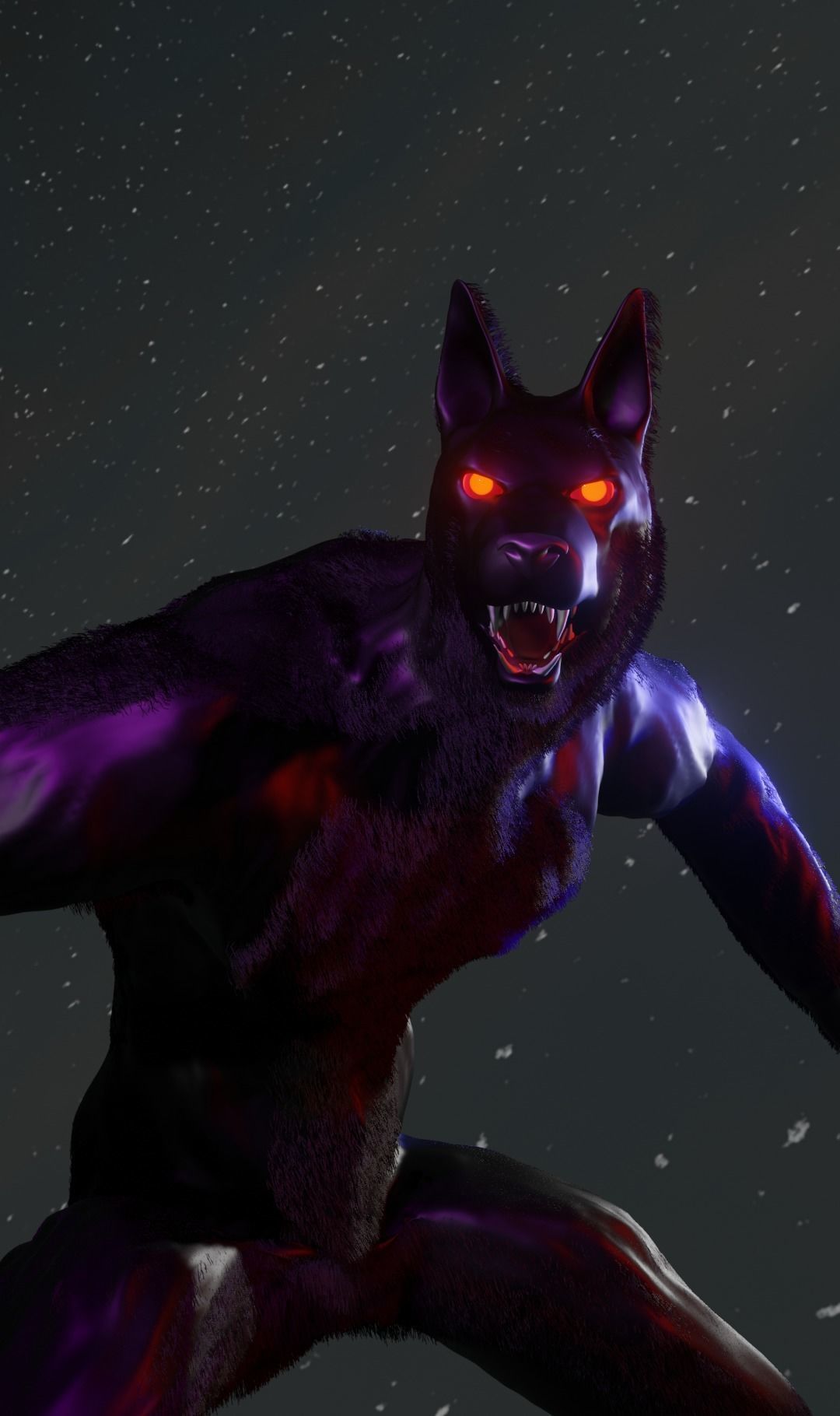 Werewolf  v2 3D model_5