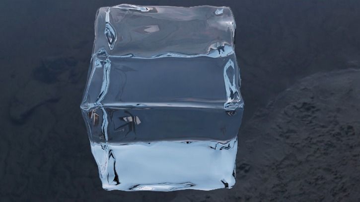 Ice cube 3D model_1