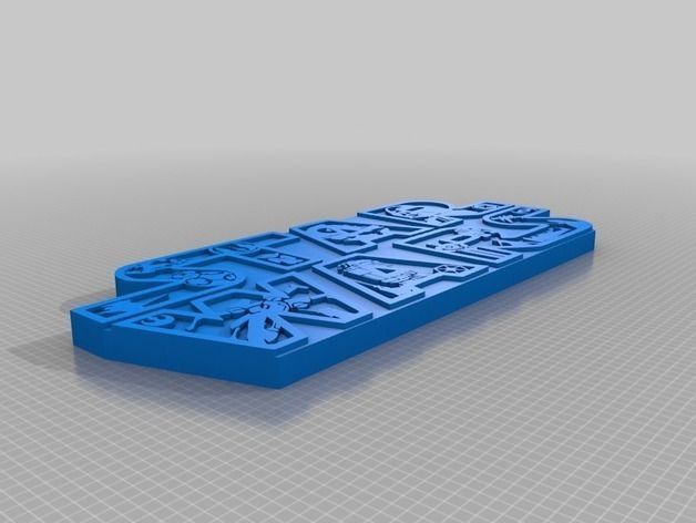 Star Wars Logo Mural 3D print model_6
