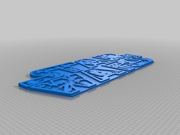 Star Wars Logo Mural 3D print model_5