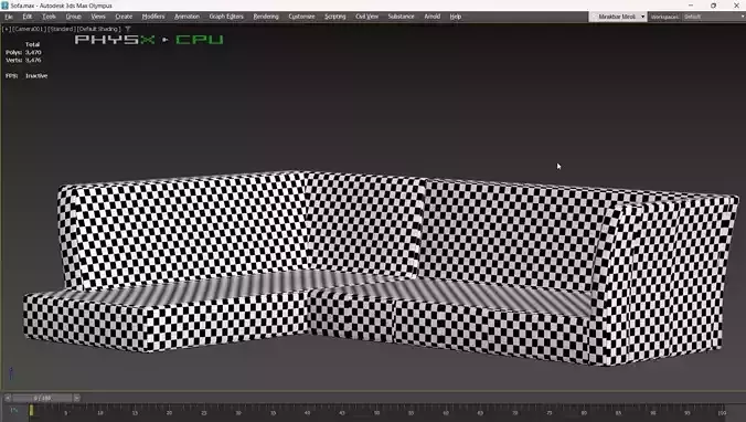 Navy Chaise Sectional Sofa