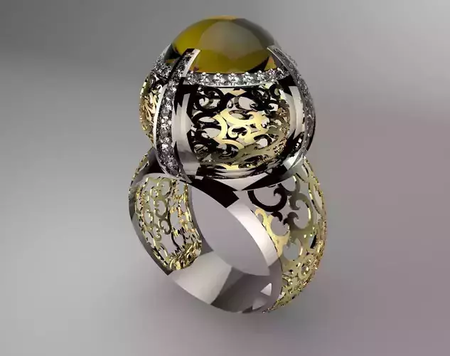 Dubai Gold Color Ring