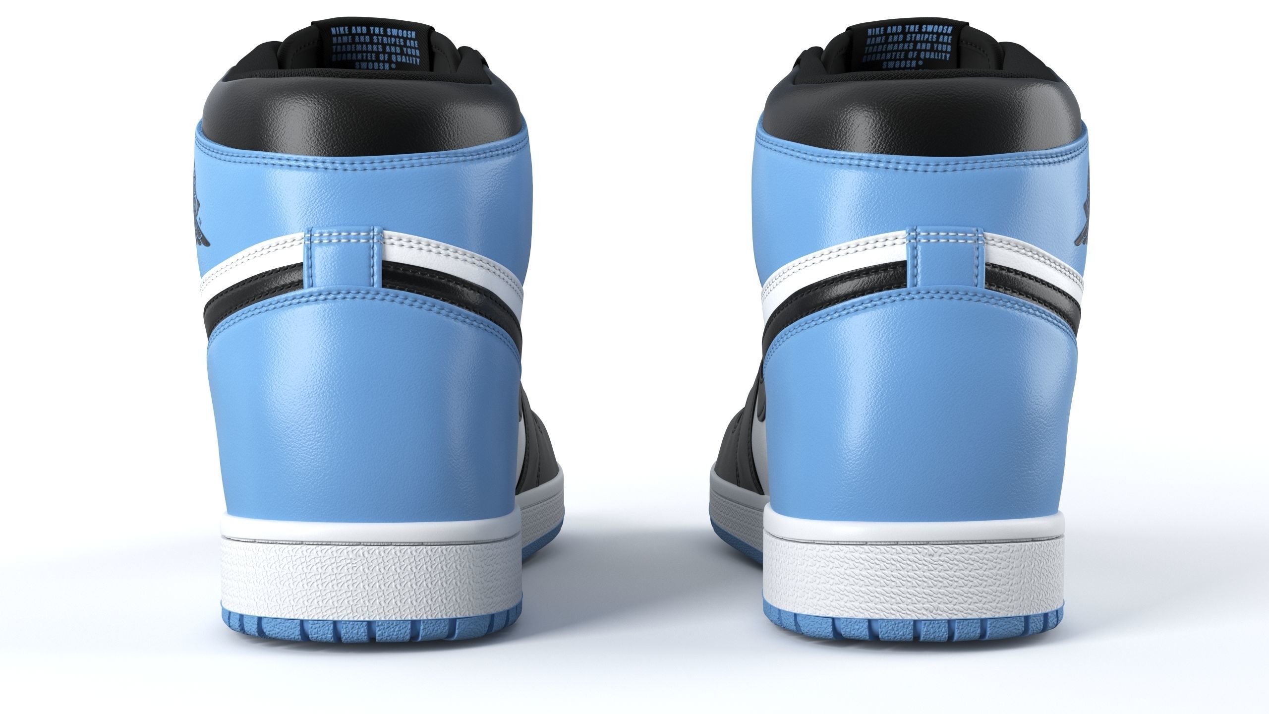 Jordan 1 Retro PBR Low-poly 3D model_6