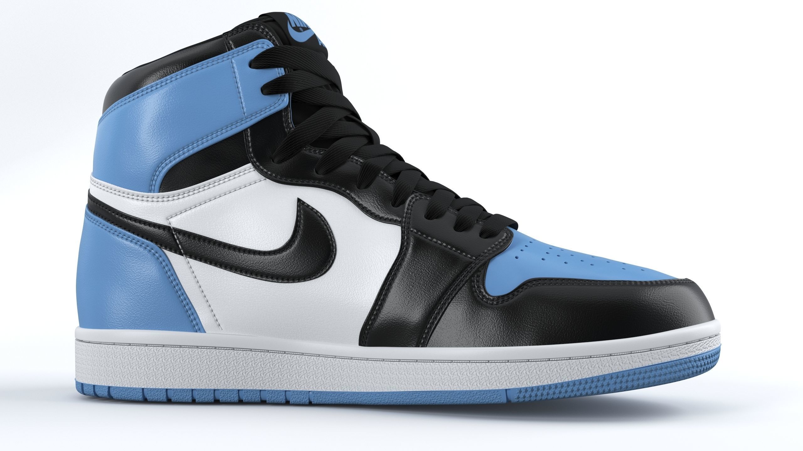 Jordan 1 Retro PBR Low-poly 3D model_8