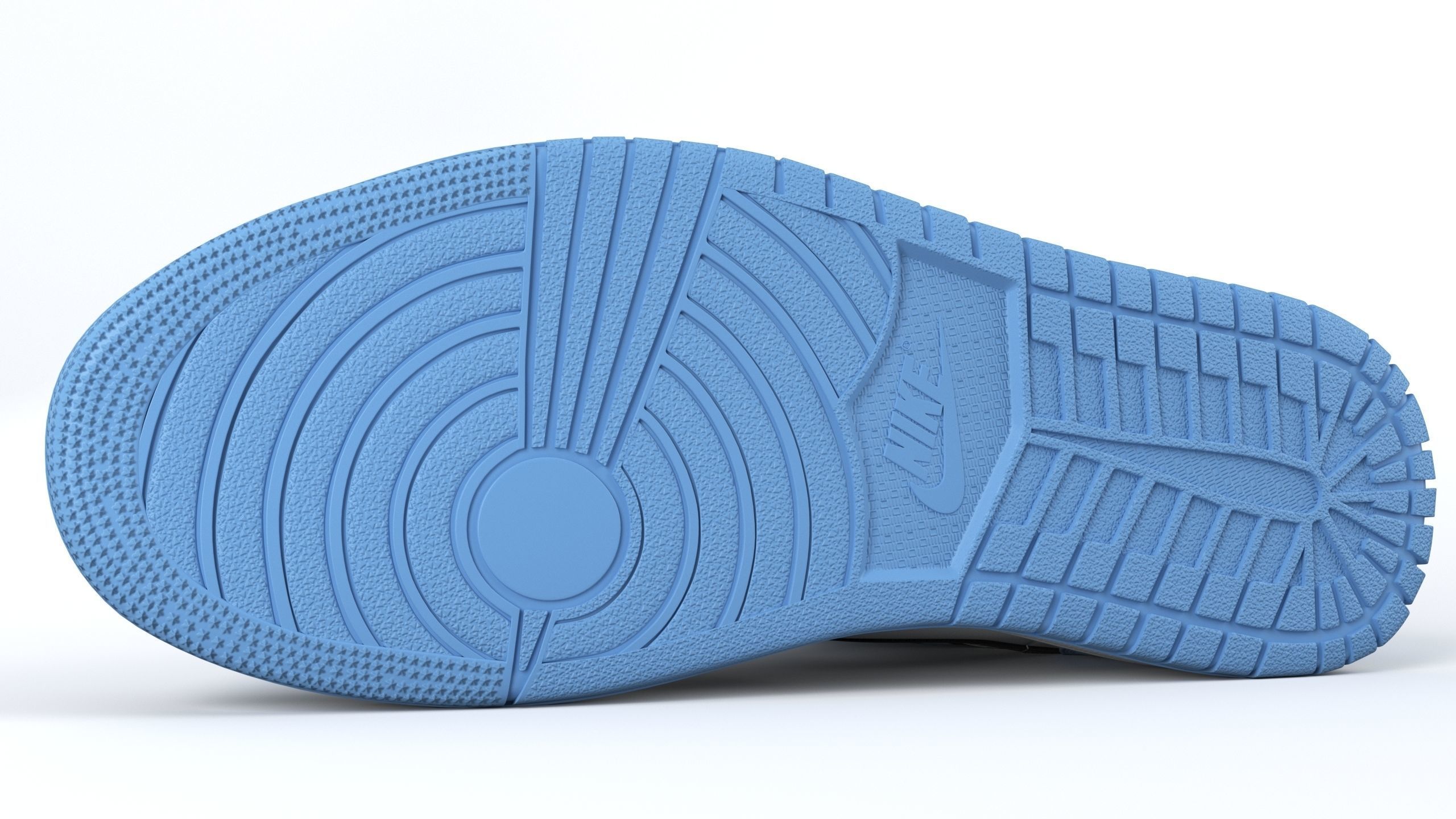 Jordan 1 Retro PBR Low-poly 3D model_9