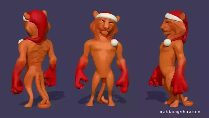 Santa Claws Free 3D print model
