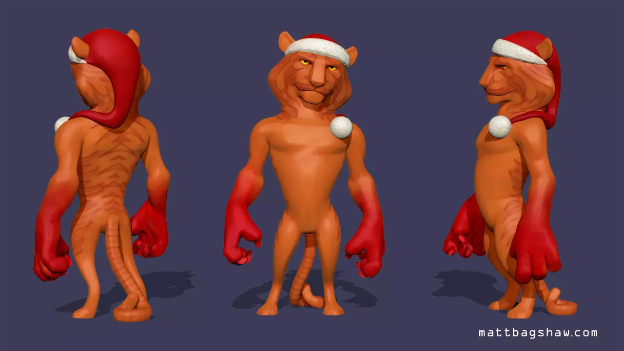 Santa Claws Free 3D print model_0