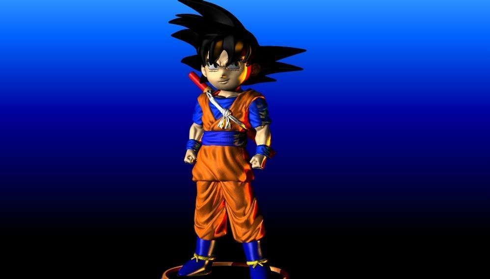 GOKU DRAGON BALL DAIMA 3D print model_3
