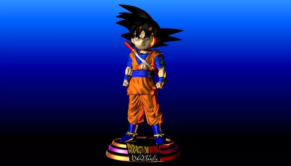 GOKU DRAGON BALL DAIMA 3D print model_0