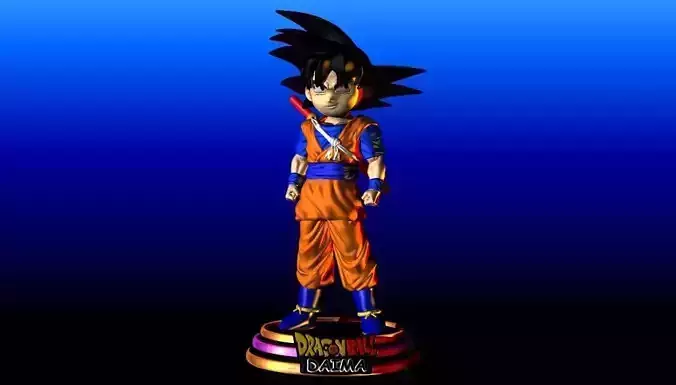 GOKU DRAGON BALL DAIMA 3D print model