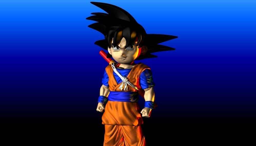 GOKU DRAGON BALL DAIMA 3D print model_2