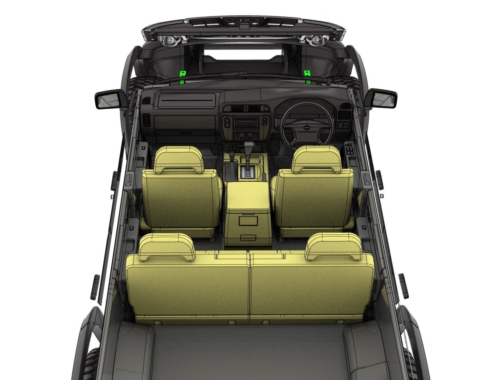 NISSAN PATROL Y61 1997- 2004 1 10 SCALE WAGOM 3D PRINT 3D print model_12