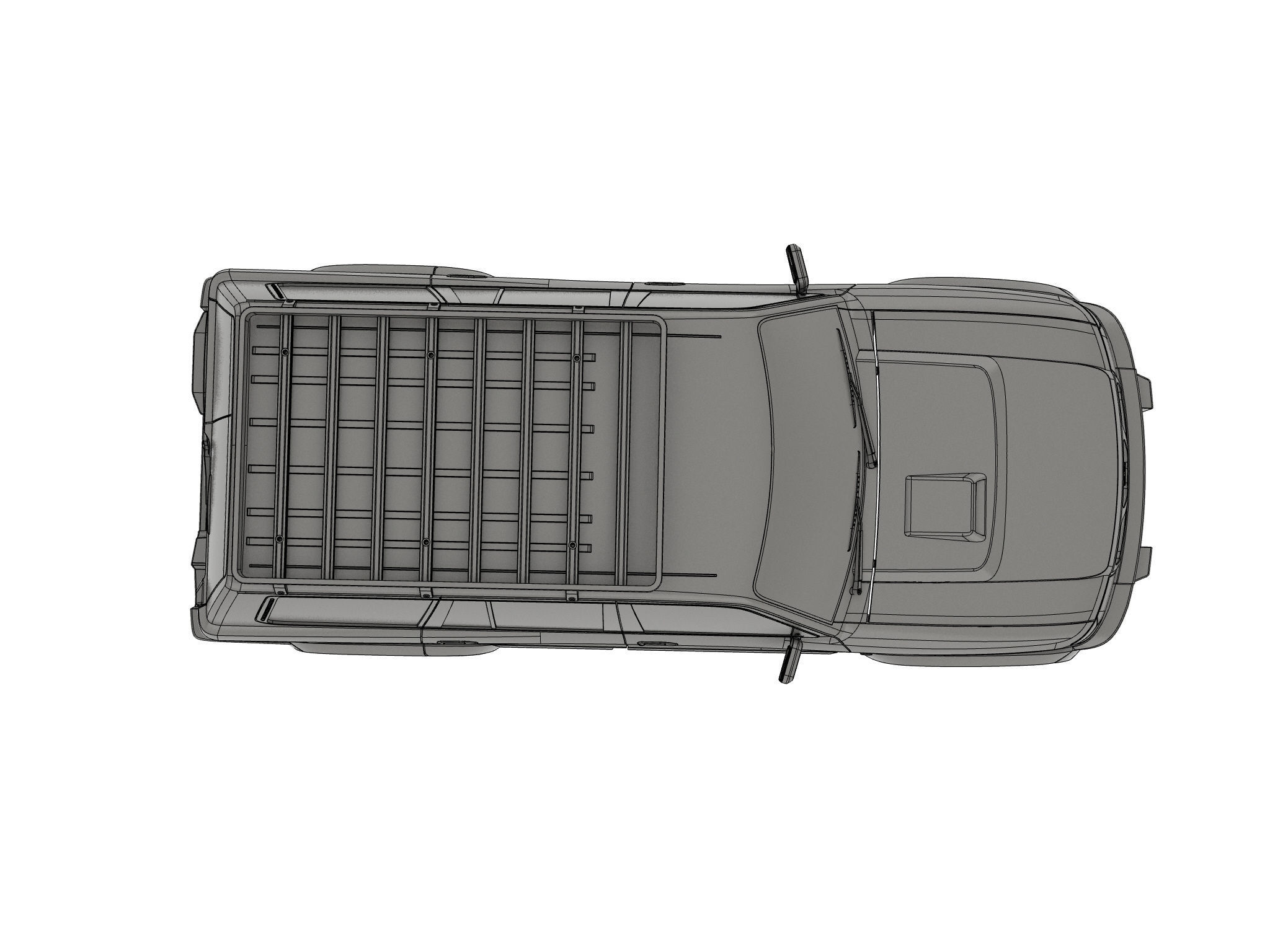 NISSAN PATROL Y61 1997- 2004 1 10 SCALE WAGOM 3D PRINT 3D print model_22