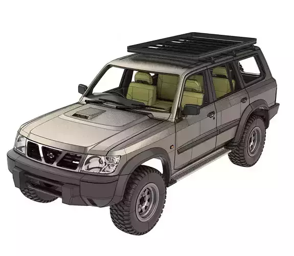 NISSAN PATROL Y61 1997- 2004 1 10 SCALE WAGOM 3D PRINT 3D print model