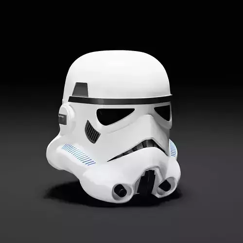 Stormtrooper Helmet from Star Wars Low-poly 3D model