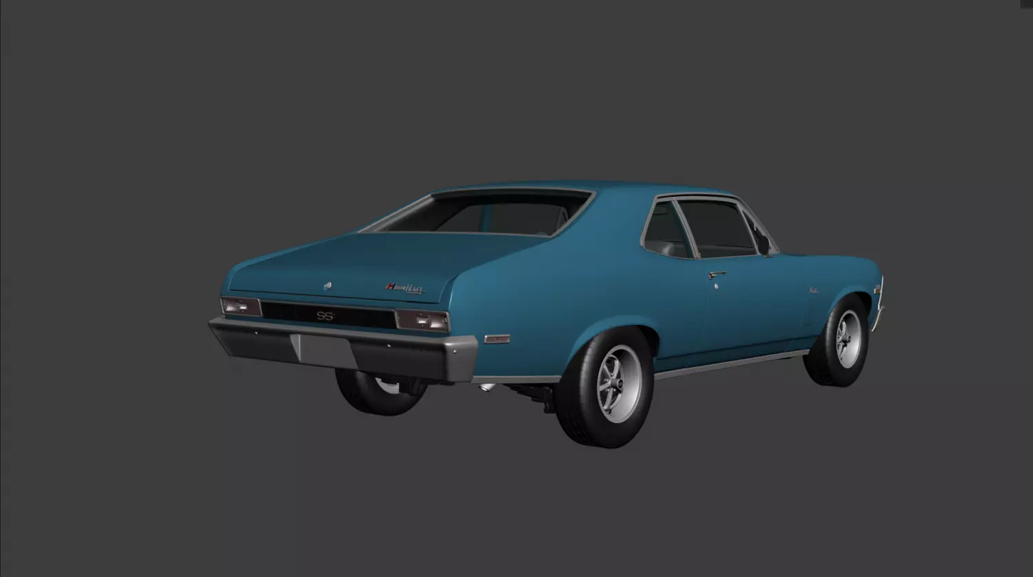 Chevrolet Nova SS 396 1970 3D model 3D model_0