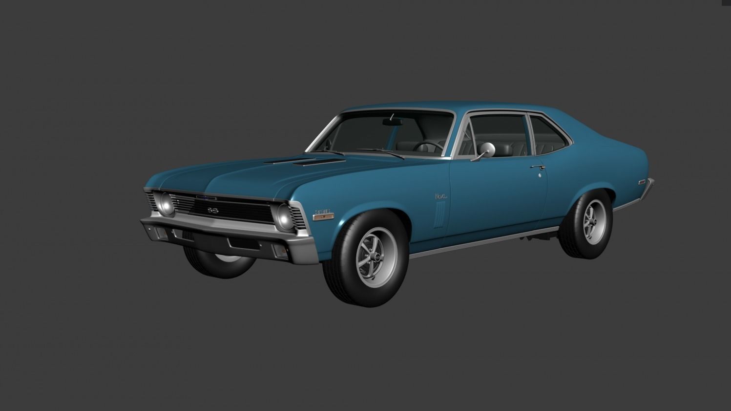 Chevrolet Nova SS 396 1970 3D model 3D model_2