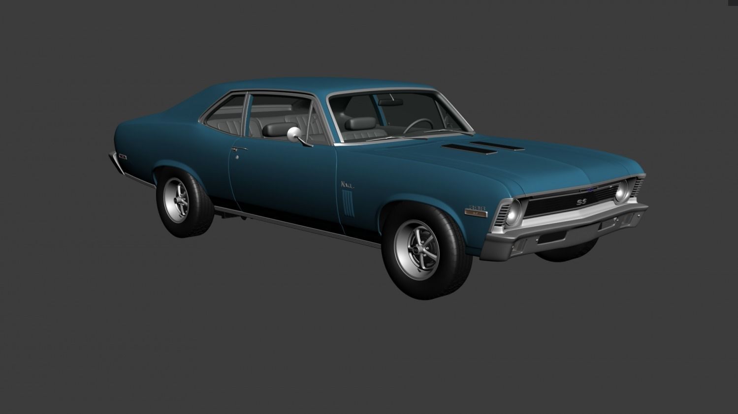 Chevrolet Nova SS 396 1970 3D model 3D model_3