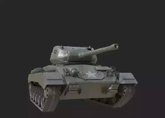 WWII US Army M24 Chaffee Light Tank M-24