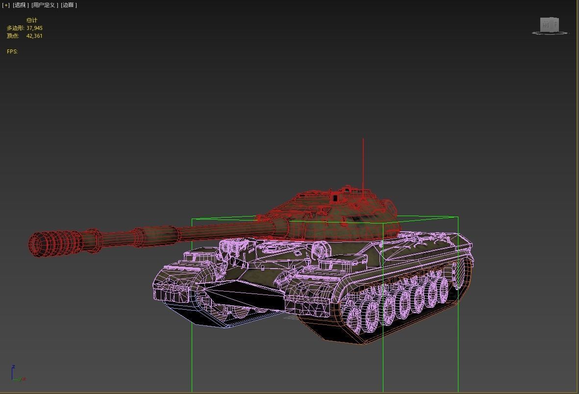 Soviet IS10 T-10 Josef Stalin Heavy Tank IS-10 Low-poly 3D model_10