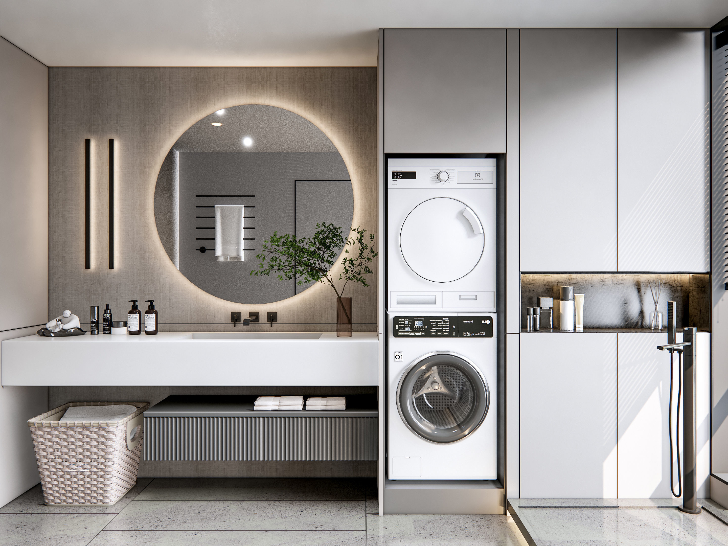 Bathroom 16  3D model_3