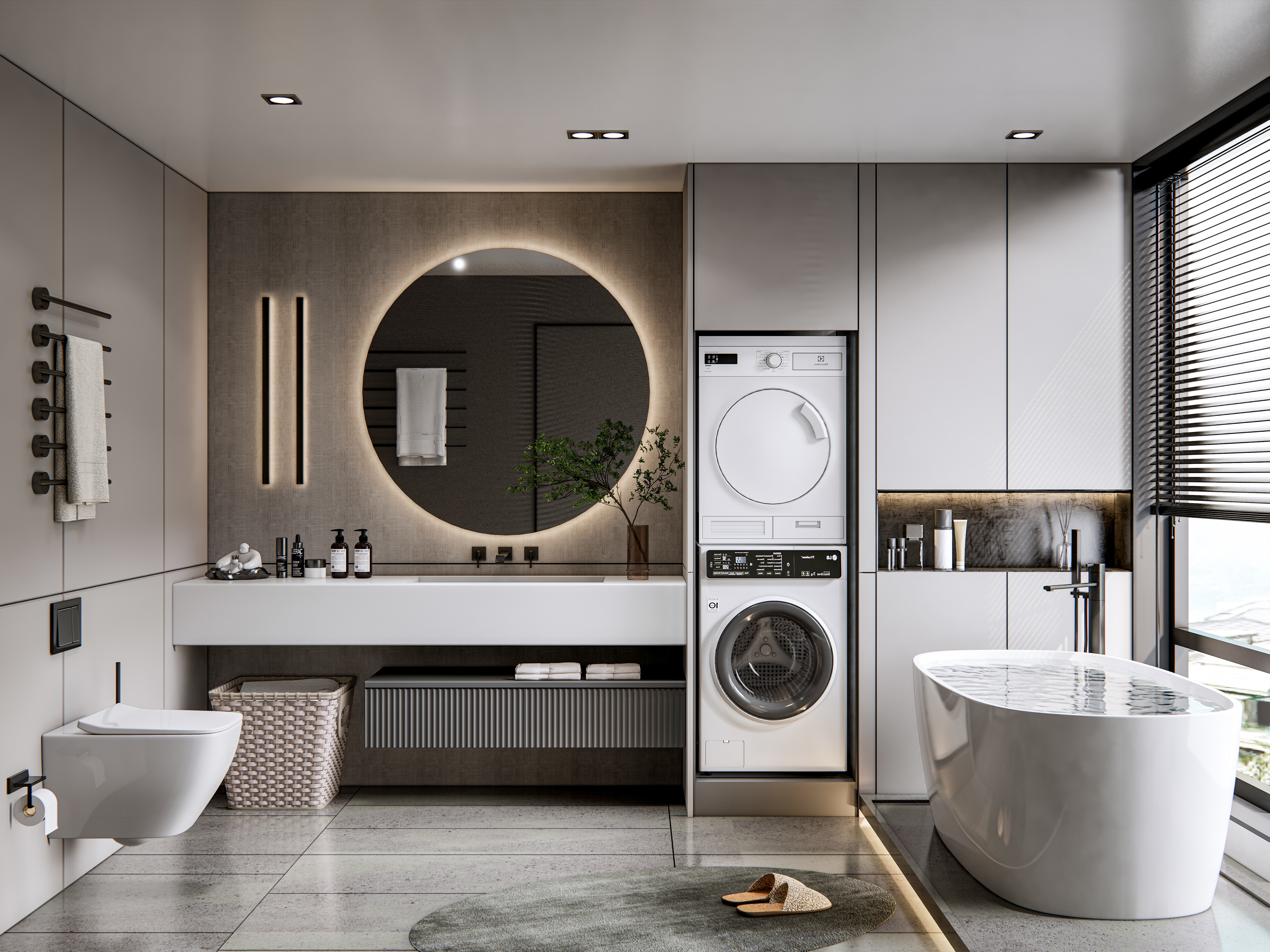 Bathroom 16  3D model_2