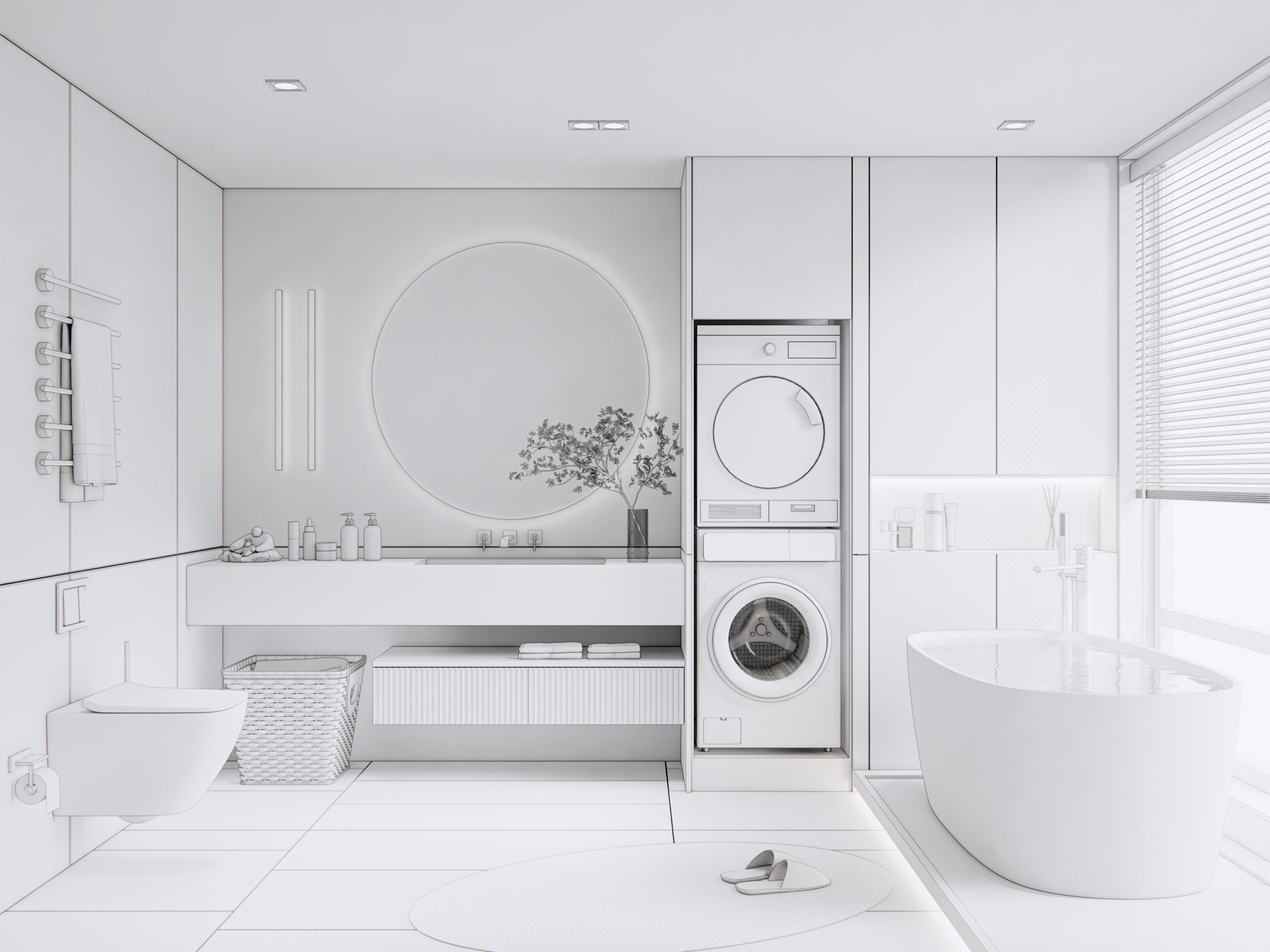 Bathroom 16  3D model_21